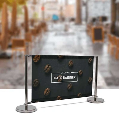 Cafe Barrier Deluxe 1500 Single Sided Front