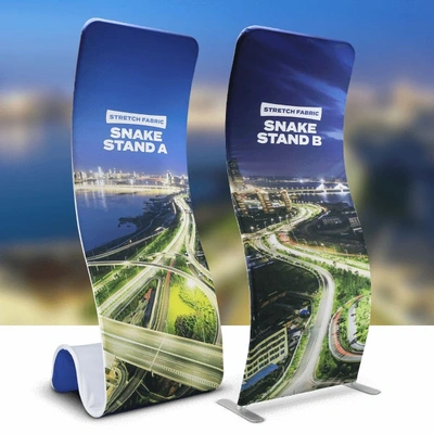 Stretch Fabric Snake Stand A And Snake Stand B