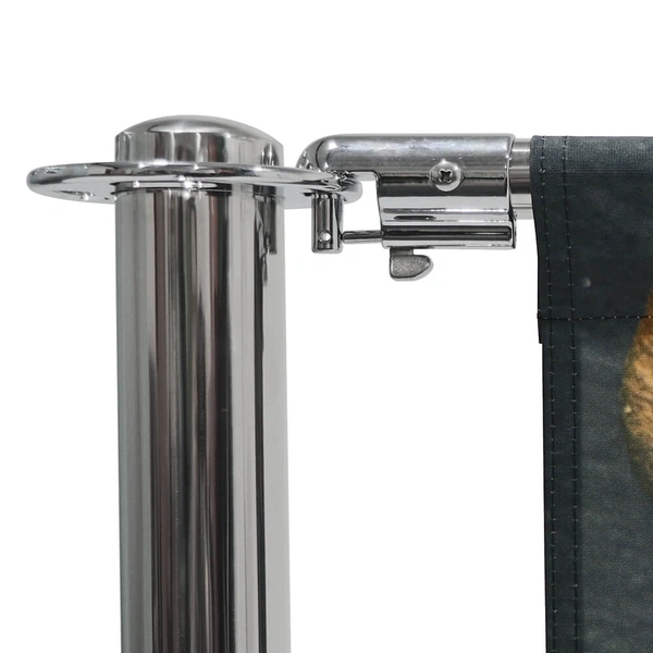 Cafe-Barrier Deluxe Detail Collar-Clip With Single-Sided Graphic